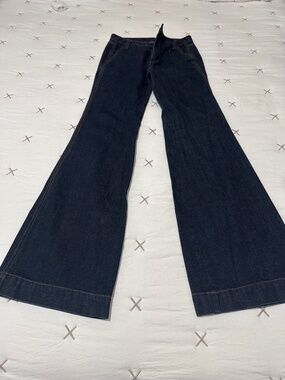 Tory Burch High Waisted dark blue jeans 26